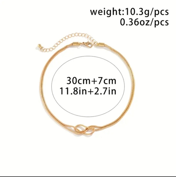 Flat Snake Chain Choker Necklace Twisted Snake Chain Necklace Herringbone - Picture 4 of 6